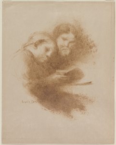 Czytanie autorstwa Eugène Carrière