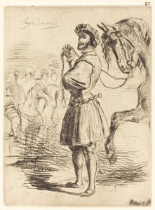 Pan z okresu Franciszka I autorstwa Eugène Delacroix