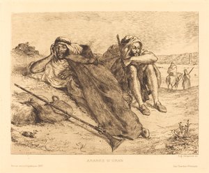 Arabowie z Oranu autorstwa Eugène Delacroix