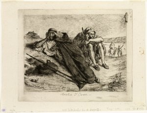 Arabowie z Oranu autorstwa Eugène Delacroix
