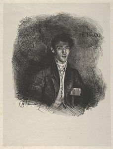 Baron Schwiter Ludwik Auguste Schwiter, 1805-1889, 1826., 1826. autorstwa Eugène Delacroix