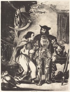 Brat Martin z Goetzem, 1836. autorstwa Eugène Delacroix