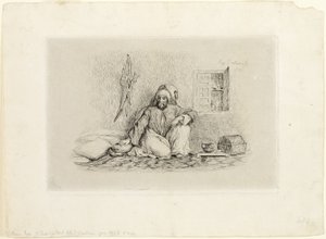 Wódz Mohammed-Ben-Abou autorstwa Eugène Delacroix
