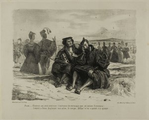 Faust i Wagner z Fausta autorstwa Eugène Delacroix