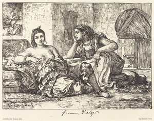Kobiety z Algieru, 1833.