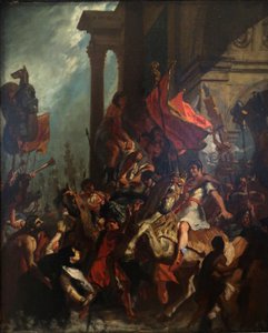 Francuski:  La justice de Trajan Sprawiedliwość Trajana autorstwa Eugène Delacroix
