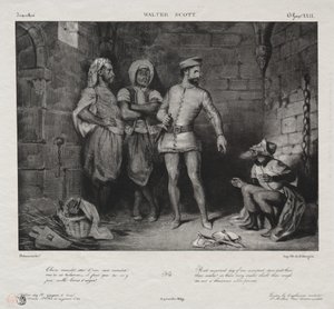 Fronte-Boeuf i Żyd autorstwa Eugène Delacroix