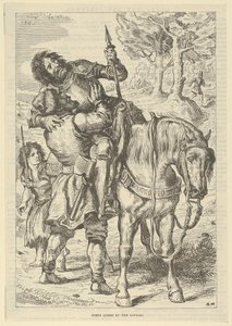 Goetz Wspomagany przez Cyganów, po 1845 r., po 1845 r. autorstwa Eugène Delacroix