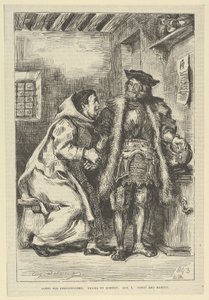 Goetz i fr. Martin, po 1845 r., po 1845 r. autorstwa Eugène Delacroix