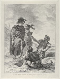 Hamlet i Horatio przed Grabarzami, 1843., 1843. autorstwa Eugène Delacroix
