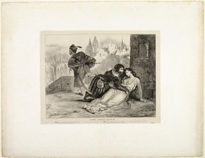 Jane Shore autorstwa Eugène Delacroix