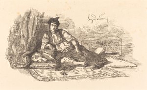 Żydówka z Algieru (Żydówka z Algieru i ulica w Algierze) autorstwa Eugène Delacroix