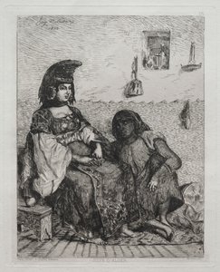 Żydówka z Algieru autorstwa Eugène Delacroix