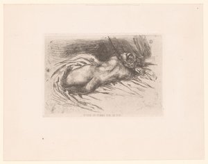 Naga kobieta widziana z tyłu Étude de femme, vue de dos (tytuł przedmiotu)