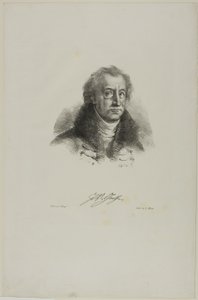 Portret Goethego z Fausta autorstwa Eugène Delacroix