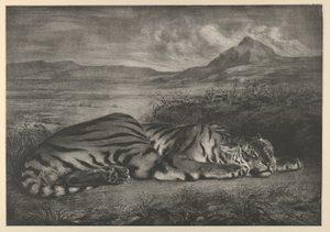 Tygrys królewski, 1829., 1829. autorstwa Eugène Delacroix