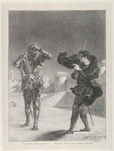 Duch na tarasie, 1843., 1843. autorstwa Eugène Delacroix