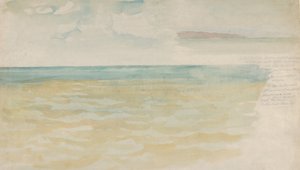 Morze w Dieppe, ca. 1852-54. autorstwa Eugène Delacroix