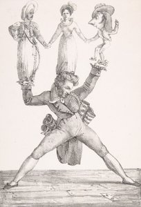 Teatr Włoski, 1821., 1821. autorstwa Eugène Delacroix