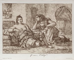 Kobiety z Algieru autorstwa Eugène Delacroix