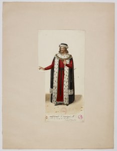 Kostium Enguerranda de Marigny (La Tour de Nesle, 1832) autorstwa Eugène Du Faget