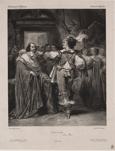 Kroniki Francji: Scena Frondy - Książę Condé, 1829.