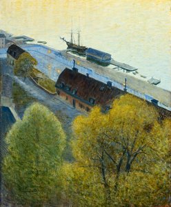 janssWiosenny wieczór, autorstwa Eugène Jansson