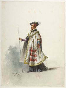 Btv1b84558104 24 - Saint-Saëns - Henryk VIII - Maquettes de costumes - Lacoste - 24 kostiumy autorstwa Eugene Lacoste