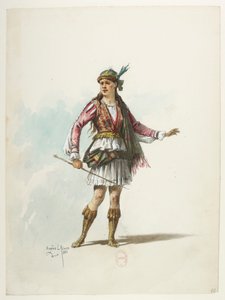 Btv1b84558104 42 - Saint-Saëns - Henryk VIII - Modele kostiumów - Lacoste - 42. Kostium autorstwa Eugene Lacoste