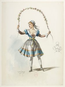 Btv1b84558104 47 - Saint-Saëns - Henryk VIII - Maquettes de costumes - Lacoste - 47. Kostium autorstwa Eugene Lacoste