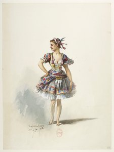 Btv1b84558104 49 - Saint-Saëns - Henryk VIII - Modele kostiumów - Lacoste - 49. Kostium autorstwa Eugene Lacoste
