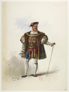 Btv1b84558104 59 - Saint-Saëns - Henryk VIII - Maquettes de costumes - Lacoste - 59. Henryk VIII autorstwa Eugene Lacoste