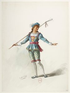 Btv1b84558104 83 - Saint-Saëns - Henryk VIII - Maquettes de costumes - Lacoste - 79th Costume autorstwa Eugene Lacoste