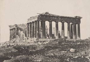 Partenon, 1852 r. autorstwa Eugène Piot