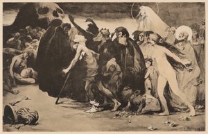 Ścieżka Śmierci Ścieżka Śmierci, c. 1898. autorstwa Eugène Trigoulet