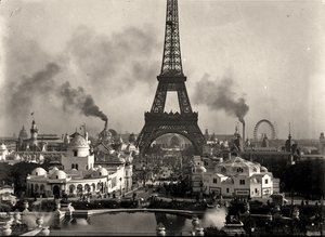 Widok na wystawę Universelle, Paryż. 1900 autorstwa Eugène Trutat