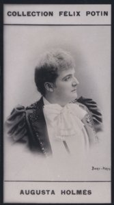 Augusta Holmes (1850-1902) (zdjęcie czarno-białe) autorstwa European Photographer