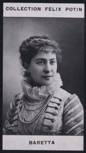 Blanche Baretta-Worms (1855) (zdjęcie czarno-białe) autorstwa European Photographer