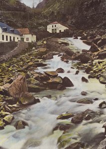 Cauterets, wodospad Petit-Saint-Sauveur autorstwa European Photographer