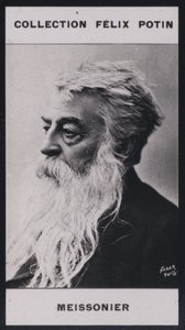 Ernest Meissonnier (1815-1891) (zdjęcie czarno-białe) autorstwa European Photographer