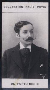 Georges de Porto-Riche (1849) (zdjęcie czarno-białe) autorstwa European Photographer