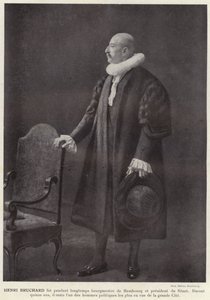 Henri Bruchard (zdjęcie czarno-białe) autorstwa European Photographer