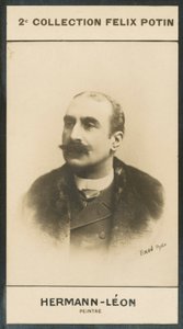Hermann-Leon, Peintre (czarno-białe zdjęcie) autorstwa European Photographer