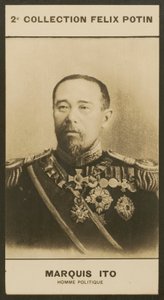 Hirobumi markiz Ito, polityk autorstwa European Photographer