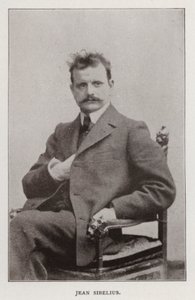 Jean Sibelius (zdjęcie czarno-białe) autorstwa European Photographer