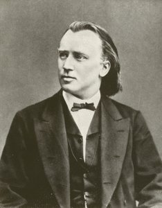 Johannes Brahms, portret, ok. 1876 (zdjęcie czarno-białe)