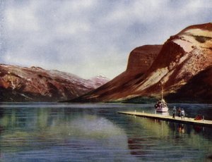 Jezioro Minnewanka, Park Narodowy Banff (zdjęcie ilustracyjne) autorstwa European Photographer