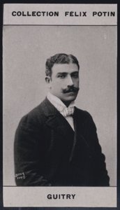 Lucien Guitry (1860) (zdjęcie czarno-białe) autorstwa European Photographer