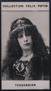 Madame Aimee Tessandier (1851) (zdjęcie b/w) autorstwa European Photographer