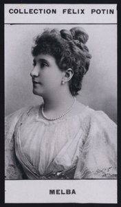 Madame Nelly Melba (1860) (zdjęcie b/w) autorstwa European Photographer
